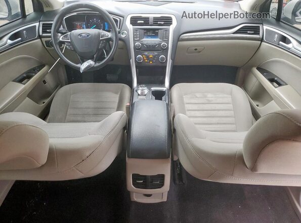 3FA6P0LU5JR221816 2018 FORD FUSION Белый Вид панели приборов