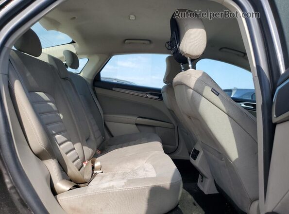 3FA6P0LU5JR227552 2018 FORD FUSION Gray Vista de los asientos traseros