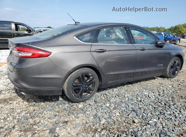 3FA6P0LU5JR227552 2018 FORD FUSION Gray Trasero derecho