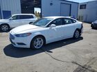 2018 Ford Fusion Se Hybrid White vin: 3FA6P0LU7JR261265