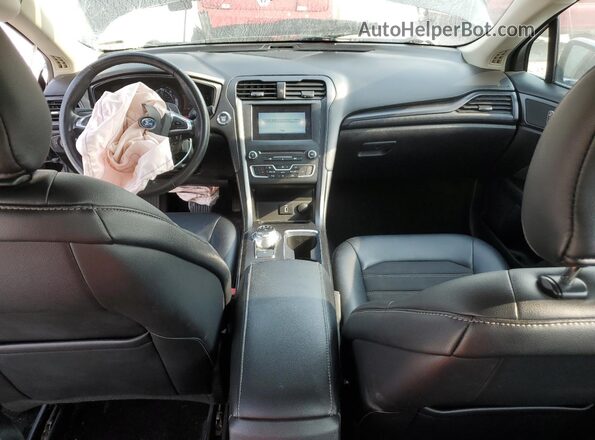 3FA6P0LU8JR256379 2018 FORD FUSION Черный Вид панели приборов