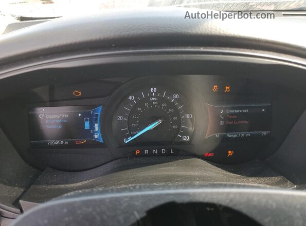 3FA6P0LU8JR256379 2018 FORD FUSION Черный Вид щитка приборов