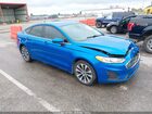 2020 Ford Fusion Se Blue vin: 3FA6P0T92LR202624