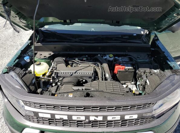 3FMCR9DA9SRE81536 2025 FORD BRONCO Green Engine compartment view