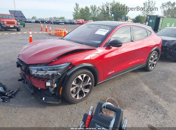 3FMTK3SU5MMA47225 2021 FORD MUSTANG MACH-E PREMI Красный Передняя левая четверть