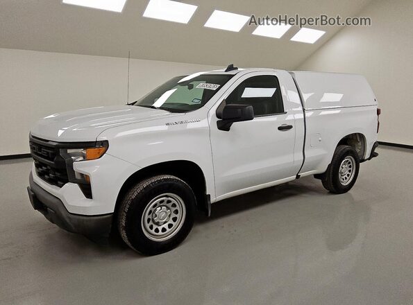 3GCNAAEK2PG355101 2023 CHEVROLET SILVERADO White Առջևի ձախ երեք քառորդ տեսարան