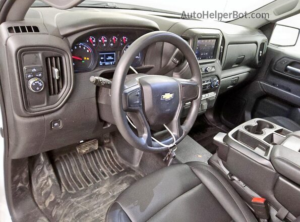 3GCNAAEK2PG355101 2023 CHEVROLET SILVERADO White Առջևի վահանակի տեսք