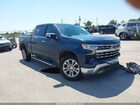 2022 Chevrolet Silverado 1500 4wd  Standard Bed Ltz Синий vin: 3GCUDGEL7NG524508