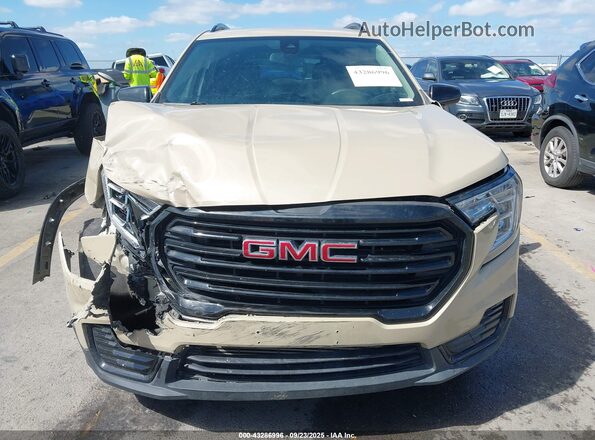 3GKALMEG7PL134594 2023 GMC TERRAIN Tan Սարքավորումների վահանակի տեսք
