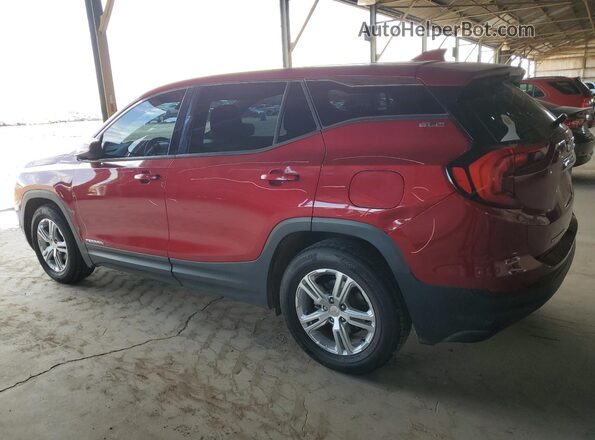 3GKALMEV2JL268256 2018 GMC TERRAIN Red Задня ліва чверть