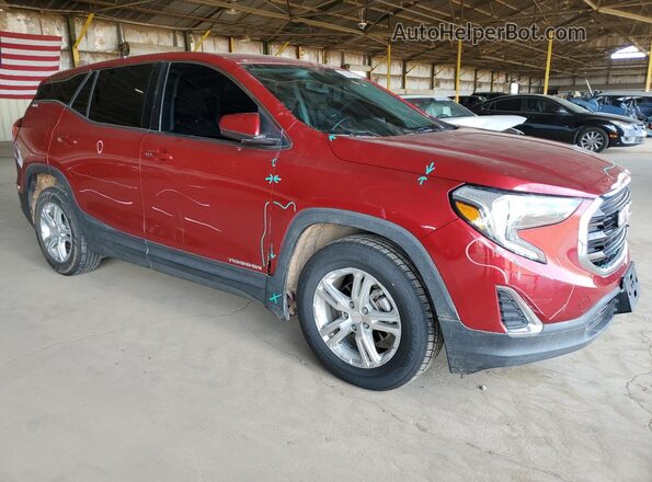 3GKALMEV2JL268256 2018 GMC TERRAIN Red Передня права чверть