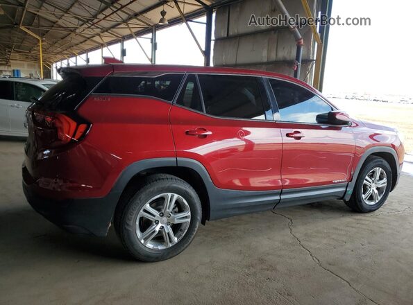 3GKALMEV2JL268256 2018 GMC TERRAIN Red Задня права чверть