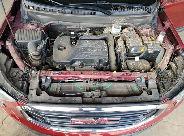 3GKALMEV2JL268256 2018 GMC TERRAIN Red Вид задньої частини салону
