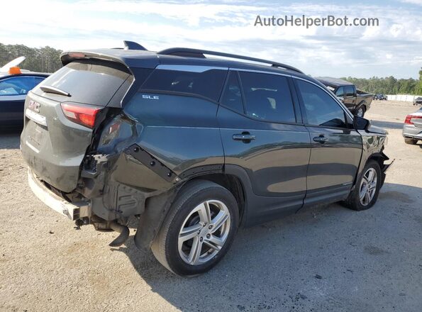 3GKALMEV2JL317844 2018 GMC TERRAIN Gray Задня права чверть