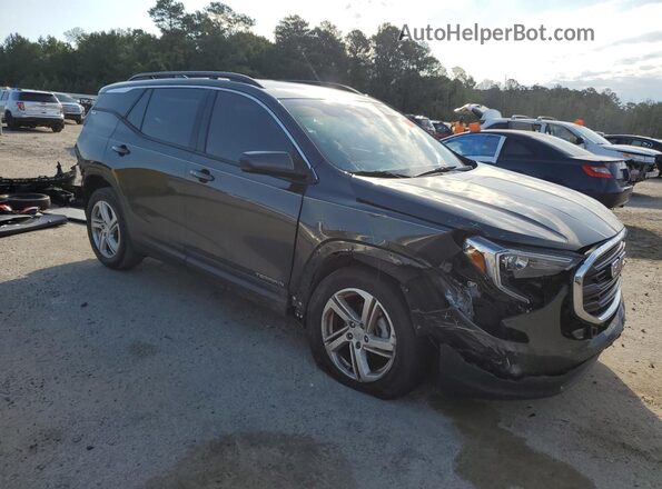 3GKALMEV2JL317844 2018 GMC TERRAIN Gray Передня права чверть