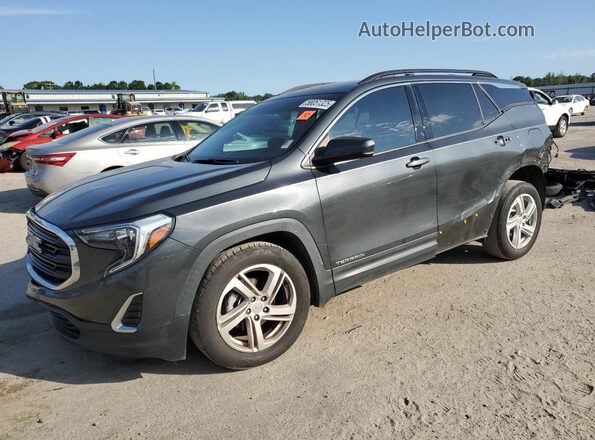 3GKALMEV2JL317844 2018 GMC TERRAIN Gray Передня ліва чверть
