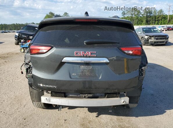 3GKALMEV2JL317844 2018 GMC TERRAIN Gray Вид ззаду