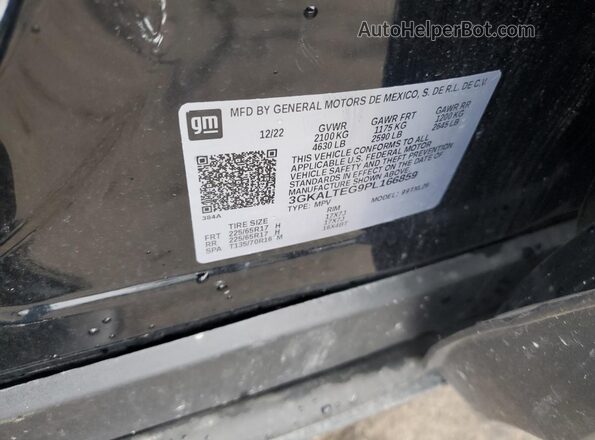 3GKALTEG9PL166859 2023 GMC TERRAIN Black ძრავის განყოფილების ხედი