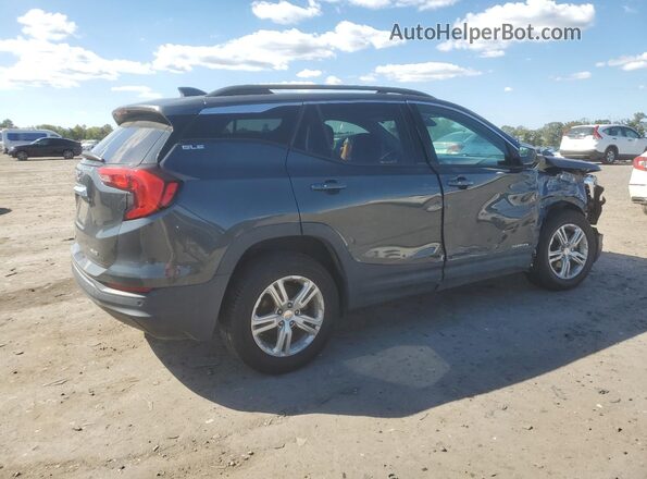 3GKALTEV2JL345122 2018 GMC TERRAIN Charcoal Задня права чверть
