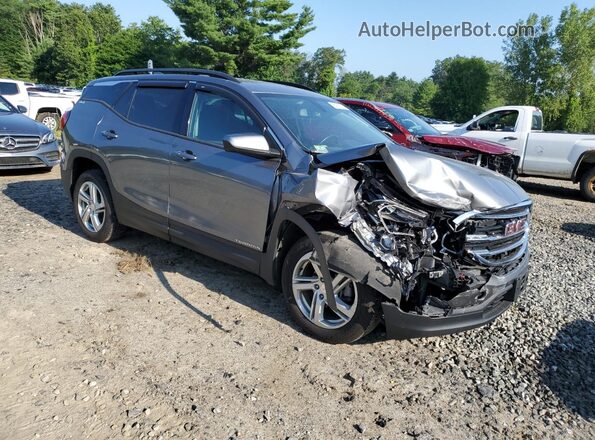3GKALTEV5JL343560 2018 GMC TERRAIN Gray Delantero derecho