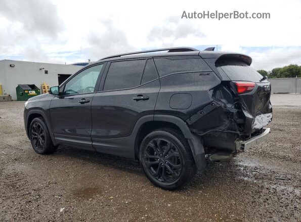 3GKALTEV7ML358310 2021 GMC TERRAIN Black Trasero izquierdo