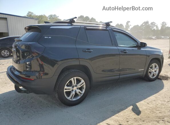 3GKALTEV8JL320189 2018 GMC TERRAIN Black უკანა მარჯვენა