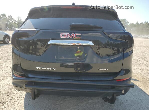 3GKALTEV8JL320189 2018 GMC TERRAIN Black უკანა ხედი