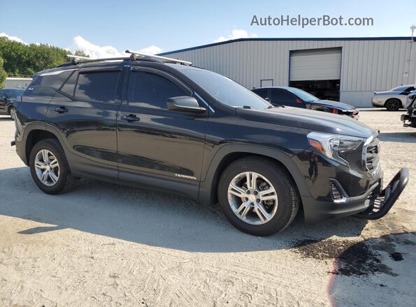 3GKALTEV8JL320189 2018 GMC TERRAIN Black წინა მარჯვენა