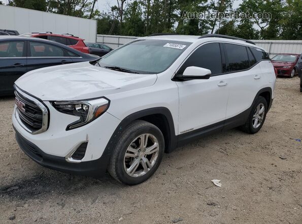3GKALTEVXJL305659 2018 GMC TERRAIN White Передня ліва чверть