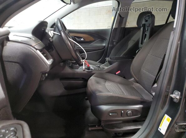 3GKALTEVXML342473 2021 GMC TERRAIN Gray Front interior view