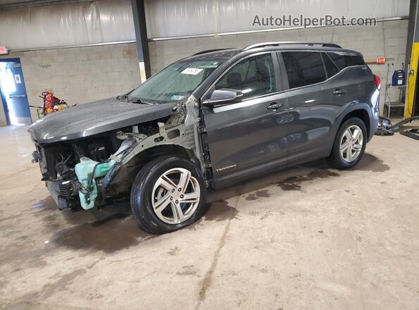 3GKALTEVXML342473 2021 GMC TERRAIN Gray Front left