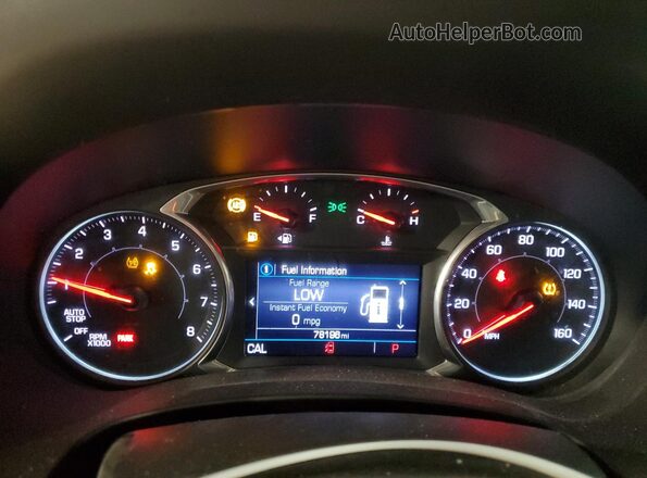 3GKALTEVXML342473 2021 GMC TERRAIN Gray Instrument cluster view