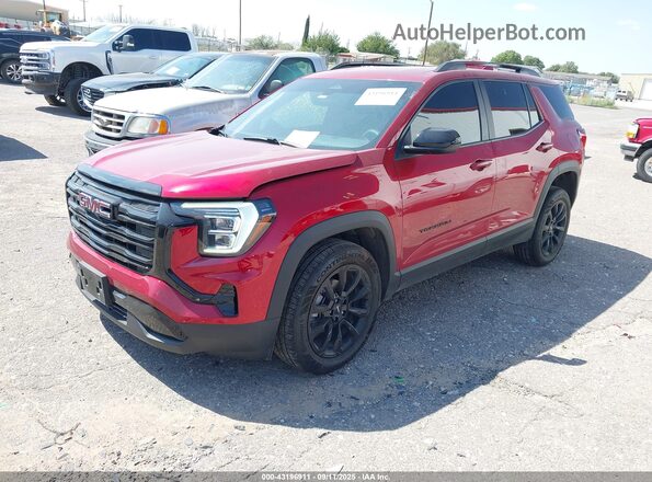 3GKALUEG6SL272927 2025 GMC TERRAIN Red Առջևի ձախ երեք քառորդ տեսարան