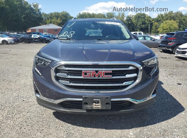 3GKALVEV1JL300930 2018 GMC TERRAIN Blue Front view