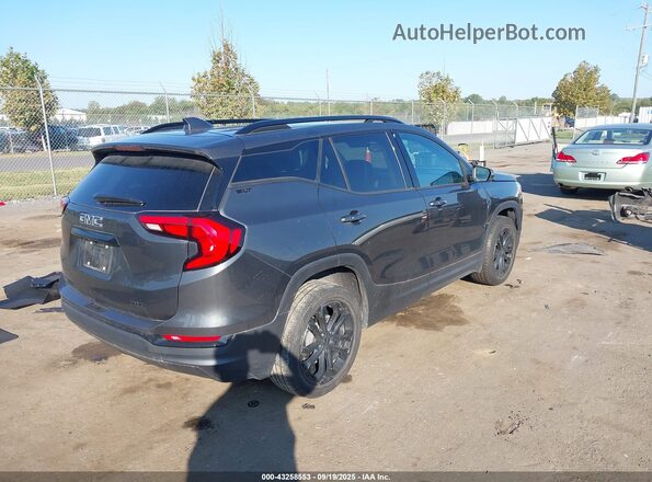 3GKALVEV5ML373223 2021 GMC TERRAIN Серый Задняя правая четверть