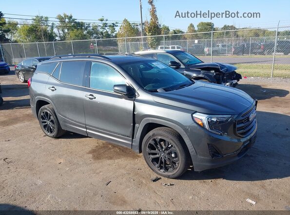 3GKALVEV5ML373223 2021 GMC TERRAIN Серый Передняя правая четверть