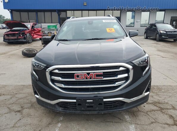 3GKALVEV7JL297614 2018 GMC TERRAIN Black Front view