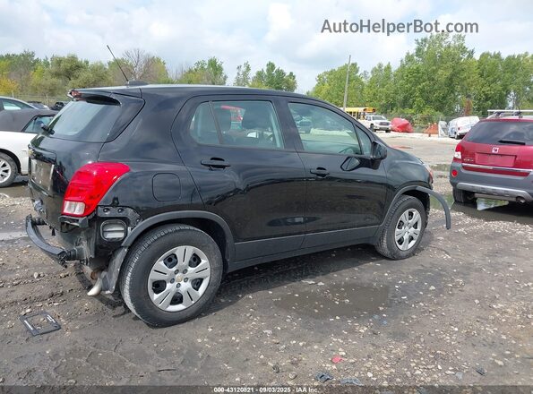 3GNCJKSB5JL228737 2018 CHEVROLET TRAX Черный Задняя правая четверть