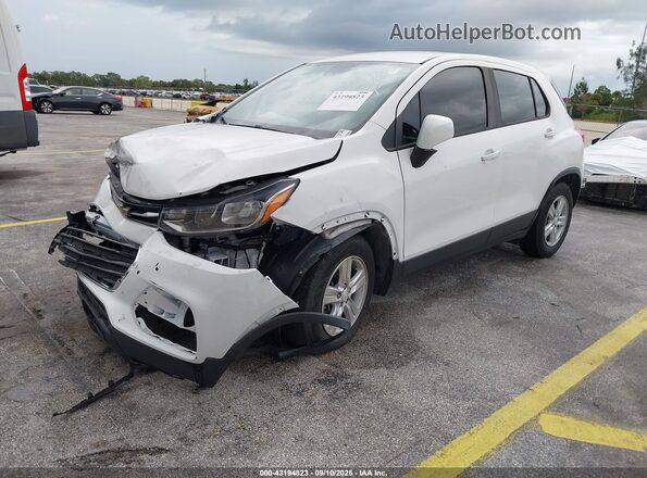 3GNCJKSB7LL333301 2020 CHEVROLET TRAX Белый Передняя левая четверть