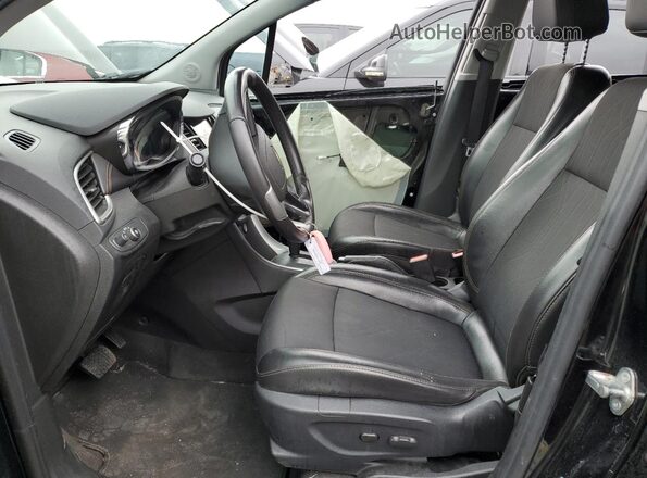 3GNCJLSB6JL240109 2018 CHEVROLET TRAX Черный Вид салона спереди