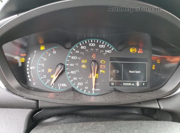 3GNCJLSB6JL240109 2018 CHEVROLET TRAX Черный Вид щитка приборов