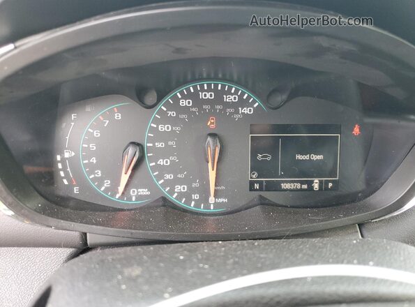 3GNCJLSB6JL264359 2018 CHEVROLET TRAX Black Vista del cuadro de instrumentos