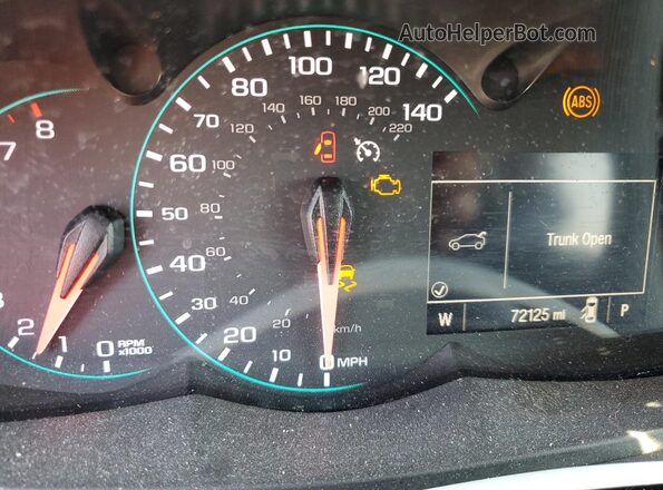 3GNCJLSB6JL294638 2018 CHEVROLET TRAX Красный Вид щитка приборов