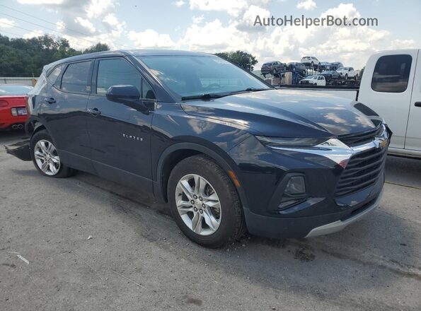 3GNKBBRA9MS507673 2021 CHEVROLET BLAZER Синий Передняя правая четверть