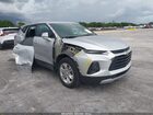 2022 Chevrolet Blazer Fwd 2lt Silver vin: 3GNKBCR49NS157768