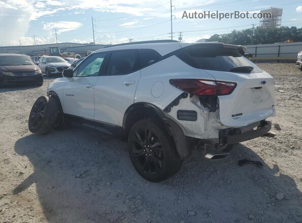 3GNKBERS8MS571584 2021 CHEVROLET BLAZER White Հետևի ձախ