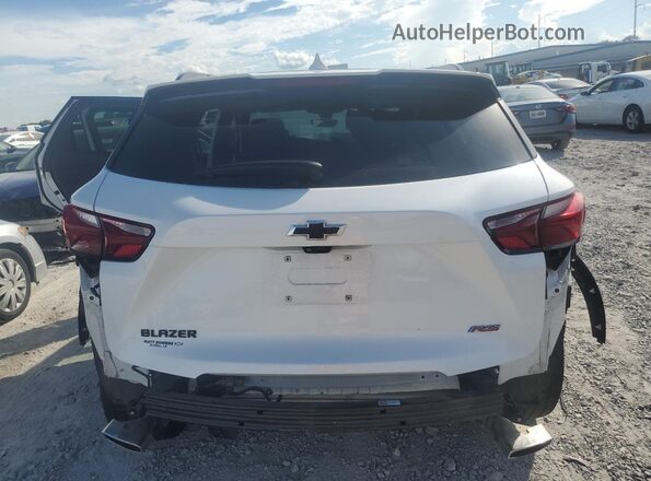 3GNKBERS8MS571584 2021 CHEVROLET BLAZER White Հետևի տեսք