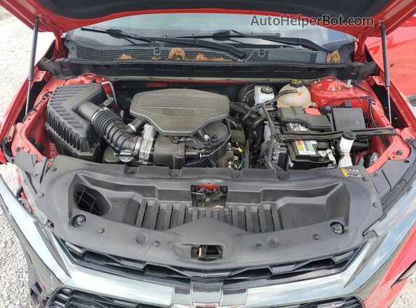 3GNKBERS9MS555121 2021 CHEVROLET BLAZER Red Շարժիչի բաժամունքի տեսք