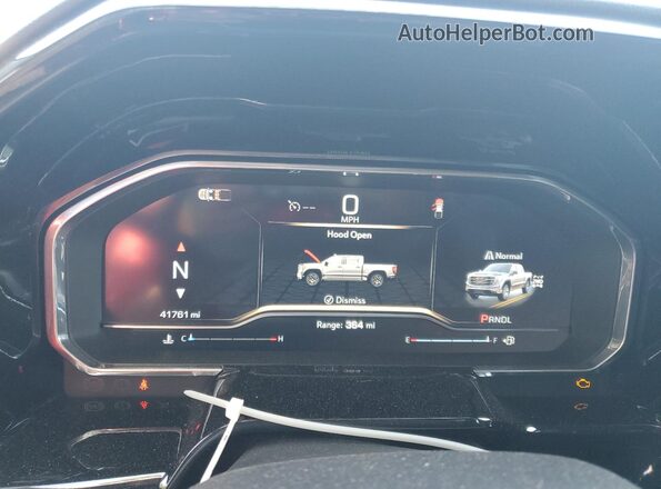 3GTPUCEK5RG393467 2024 GMC SIERRA Черный Вид щитка приборов