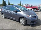 2020 Honda Fit Lx Gray vin: 3HGGK5H43LM722465